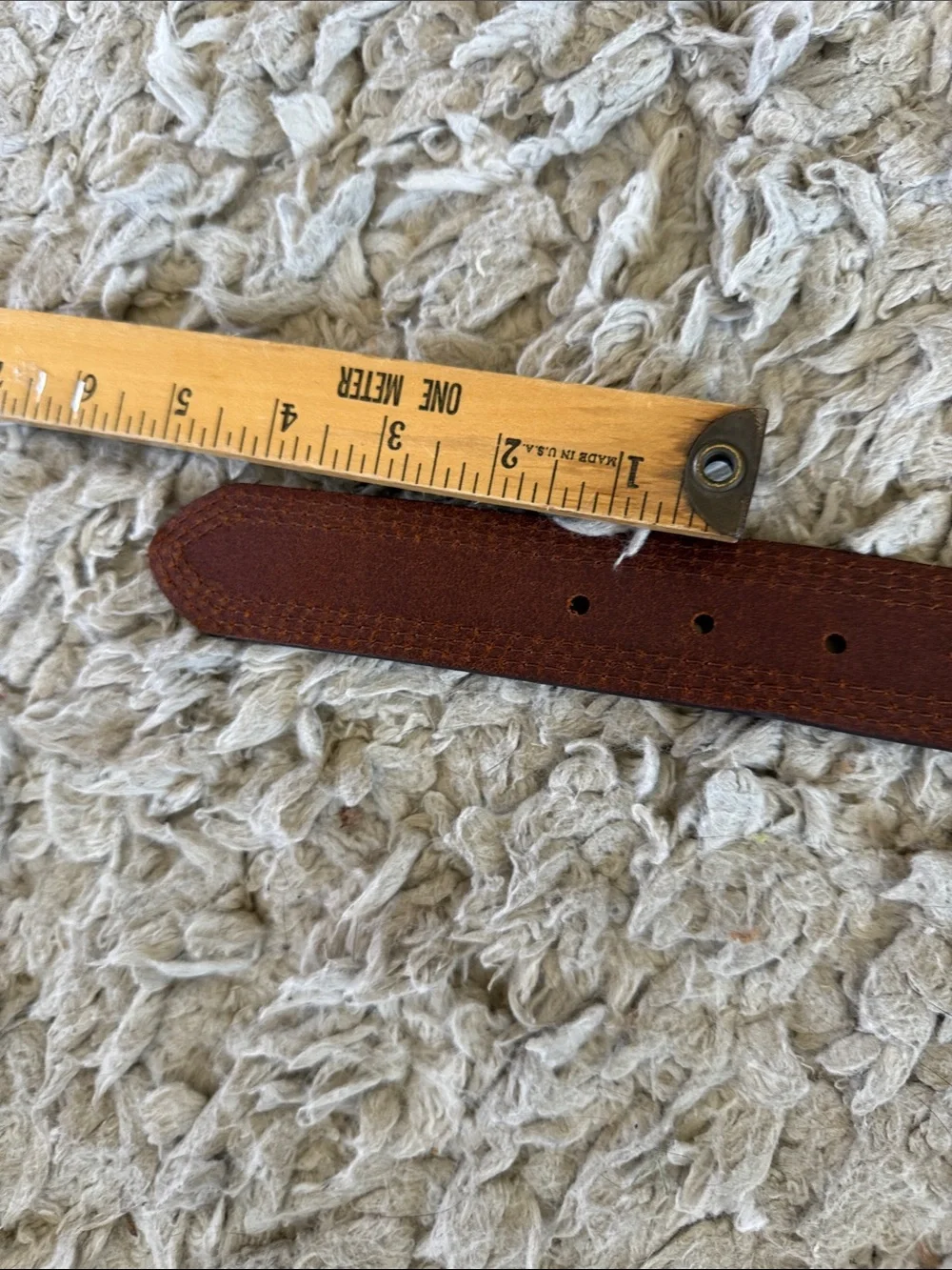 Unisex Bullet proof Wolverine leather belt and buckle